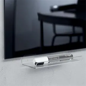 Stifthalter, für Glastafel, 17cm, SIGEL